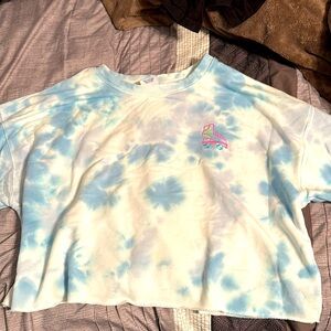 Roller skate crop top sweatshirt